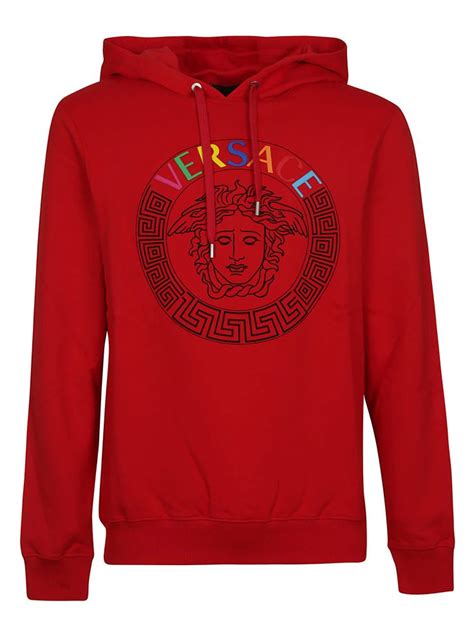 versace red hoodie